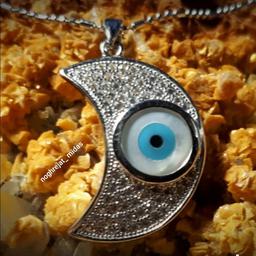 مدال زنانه جواهرنقره چشم زخم