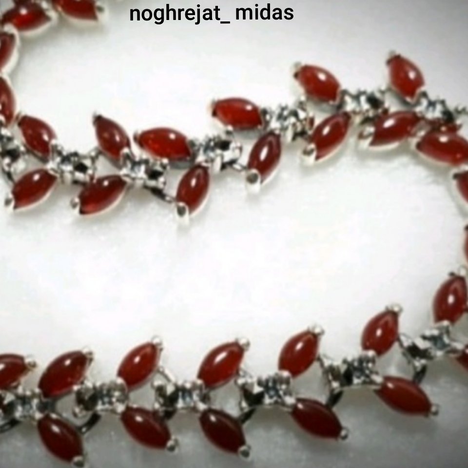 دستبندزنانه نقره عقیق مارکازیت