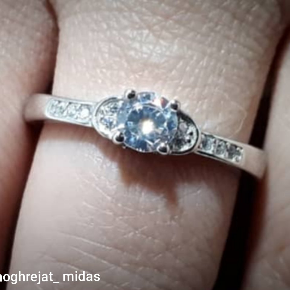 انگشترزنانه نقره جواهربرلیان