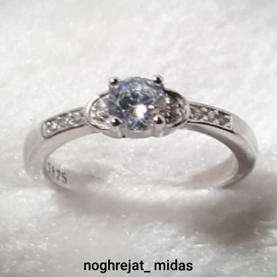 انگشترزنانه نقره جواهربرلیان