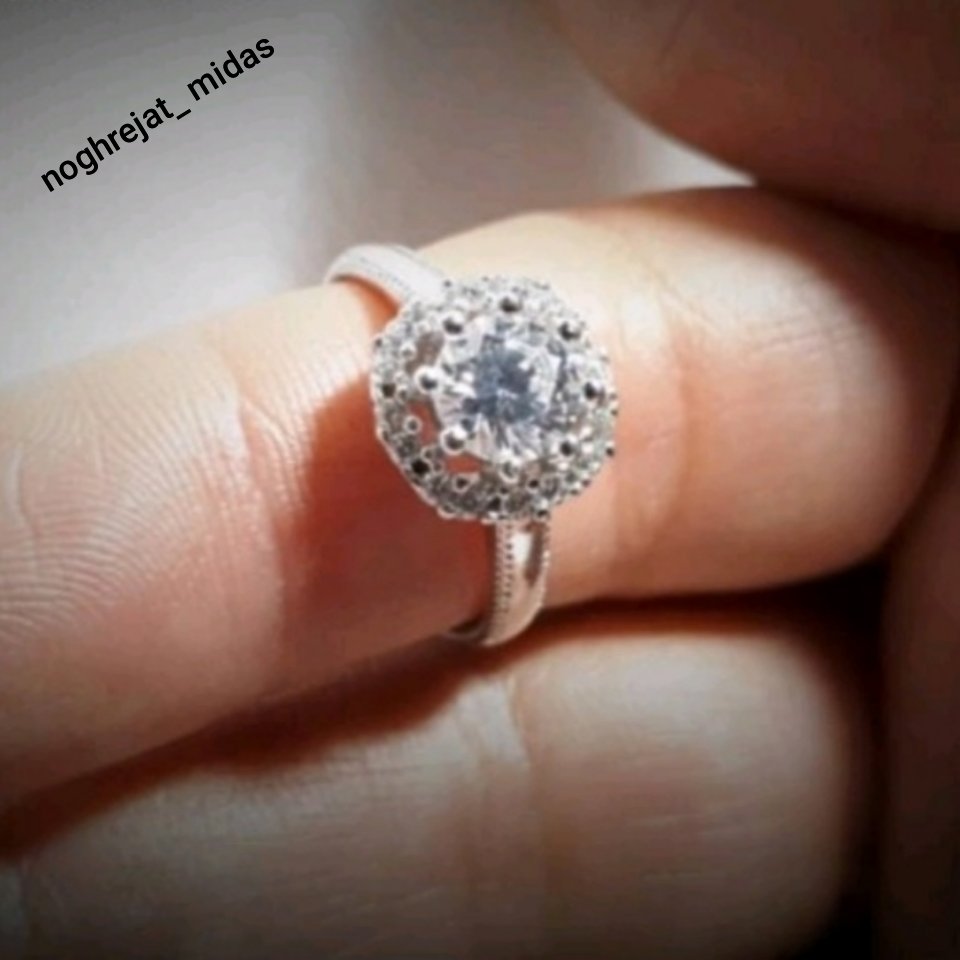 انگشترزنانه نقره جواهرشکوفه