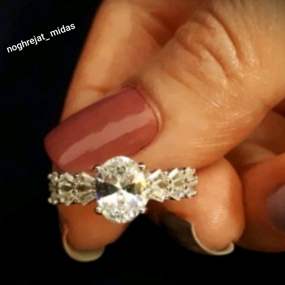 انگشترزنانه نقره ایتالیایی جواهر