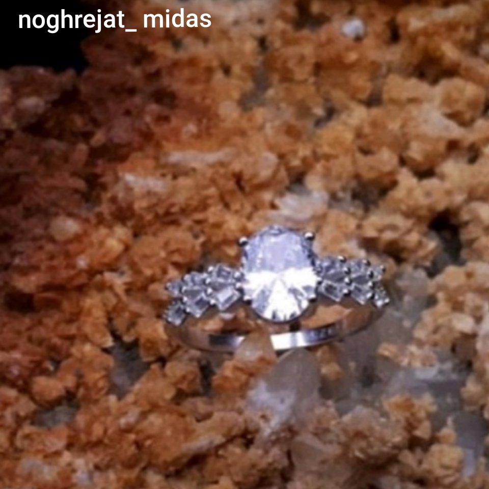 انگشترزنانه نقره ایتالیایی جواهر