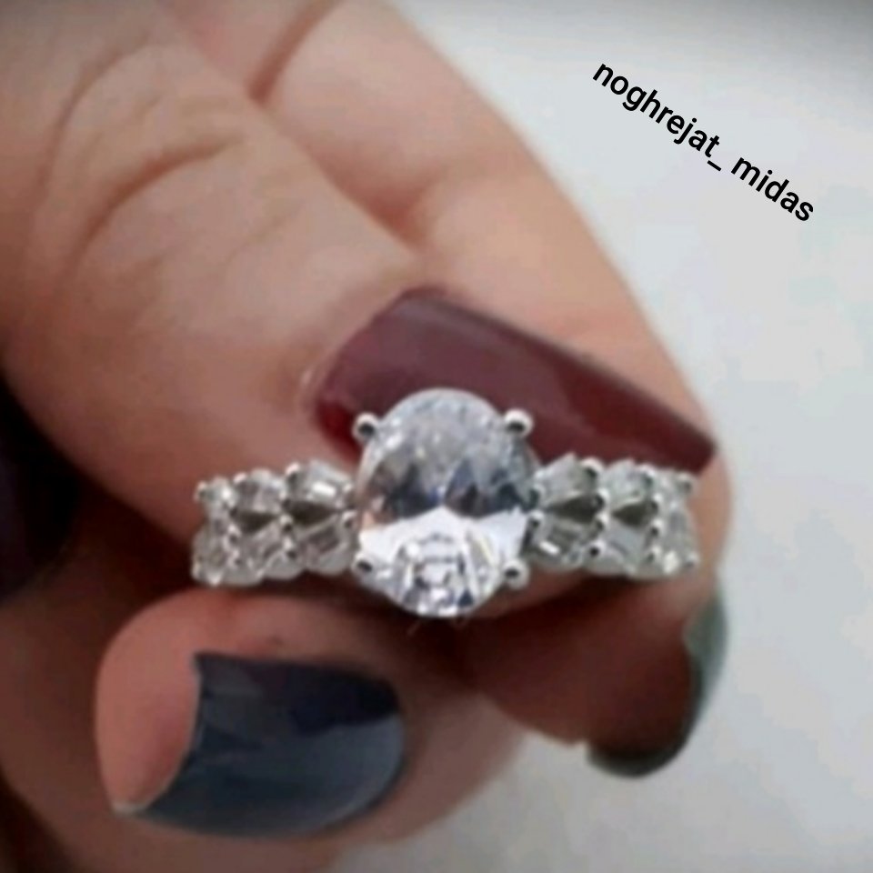 انگشترزنانه نقره ایتالیایی جواهر