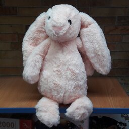 عروسک خرگوش پولیشی جیلی کت صورتی