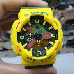ساعت مردانه و زنانه کاسیو زرد  Casio G-Shock