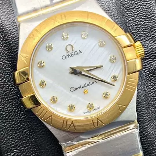 ساعت زنانه امگا کانسلیشن  طلایی  Omega