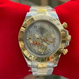 ساعت مردانه رولکس نقره‌ای و طلایی  Rolex  Daytona