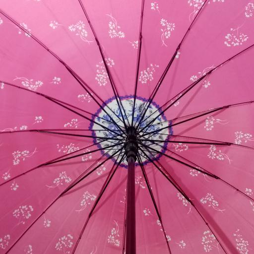 چتر دسته عصایی رنگین