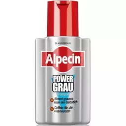 شامپو ضدریزش موهای سفید و خاکستری آلپسین Alpecin Power Grau حجم 200 میلی لیتر