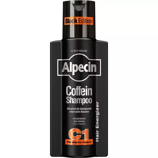 شامپو تقویت کننده و ضدریزش کافئین آلپسین بلک Alpecin C1 Black حجم 250 میلی لیتر