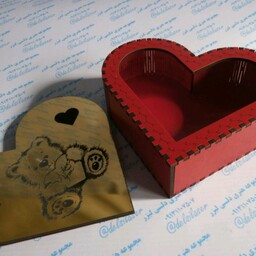 جعبه جواهرات و کادویی قلبی