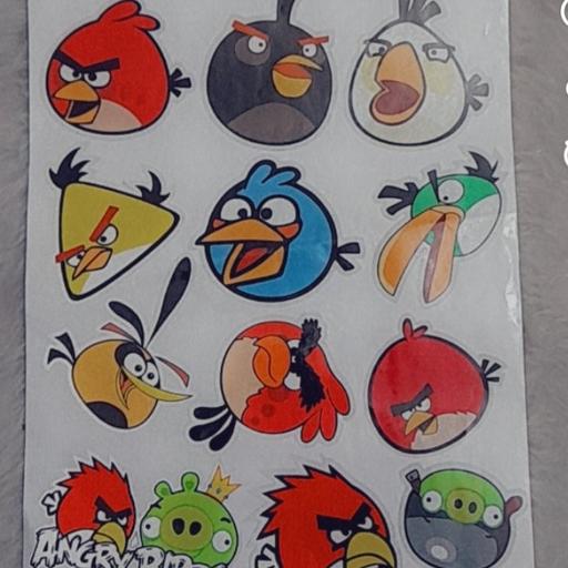 برچسب طرح Angry Bird مخصوص خودرو قیمت هر ورق