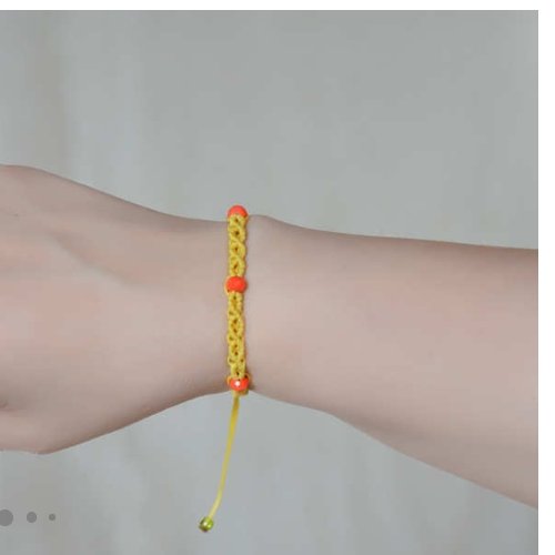 بند عینک و دست بند مکرومه