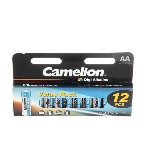 باتری 12 تایی قلمی Camelion Digi Alkaline 1.5V AAA

