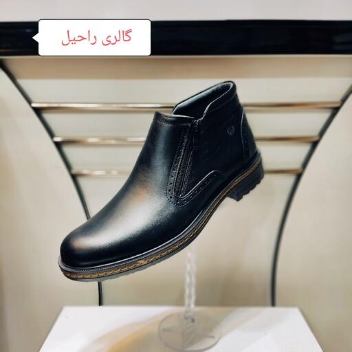 کفش (نیم بوت) مردانه تمام چرم طبیعی زیره ترمو درجه یک برند شرکت نگین تبریز