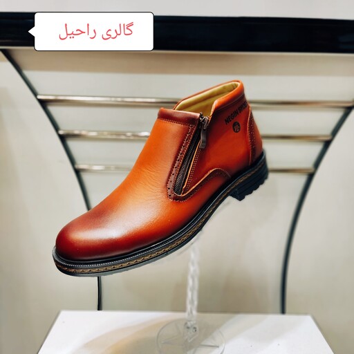 کفش (نیم بوت) مردانه تمام چرم طبیعی زیره ترمو درجه یک برند شرکت نگین تبریز