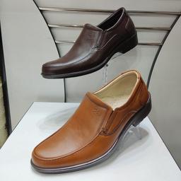 کفش مردانه مجلسی و رسمی تمام چرم طبیعی از شرکت همگام کار تبریز زیره پی یو
