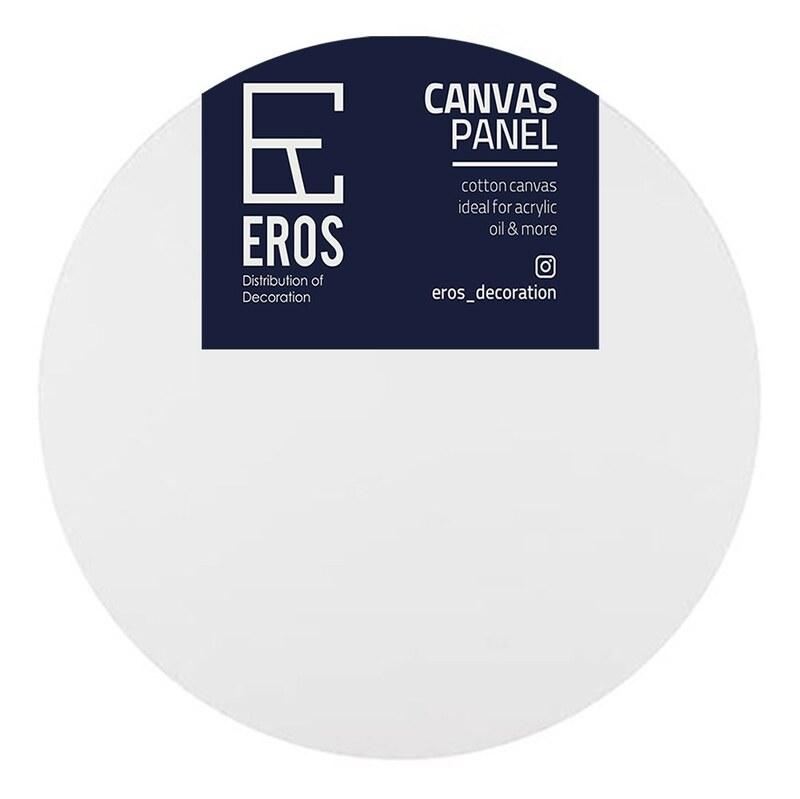 بوم نقاشی دایره قطر 15 برند EROS مدل دورسفید 