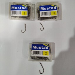 خرید و قیمت قلاب ماهیگیری موستاد Mustad در سایز های 1.2.4.6 از غرفه واسعه  کمپ