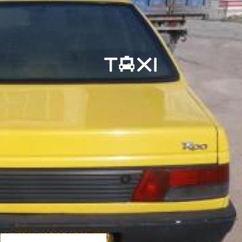 برچسب بدنه خودرو اکسان استور طرح تاکسی کد ST235