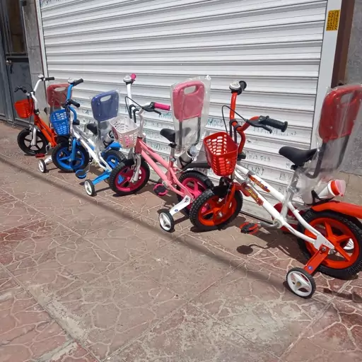 دوچرخه سایز 12 GBIKE سونیک با پشتی(تگیه گاه کودک) و لوازم‌جاتبی رایگان شرکتی