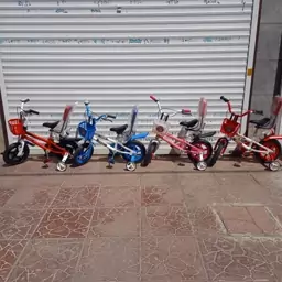 دوچرخه سایز 12 GBIKE سونیک با پشتی(تگیه گاه کودک) و لوازم‌جاتبی رایگان شرکتی