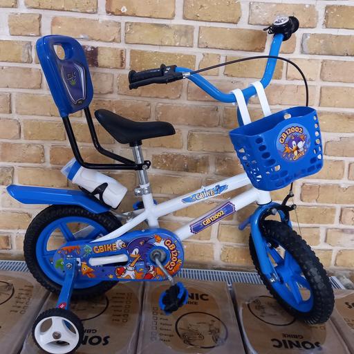 دوچرخه GBIKE0028 ساخت ایران دوچرخه 12 کودک دارای کمکی قمقمه سبد  مناسب 2 تا 7 سال