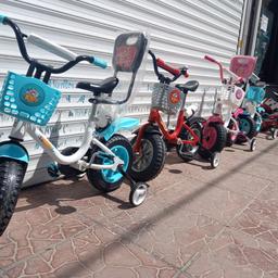 دوچرخه سایز 12 کودک با تکیه گاه ایمنی با لوازم‌جانبی رایگان شرکتی