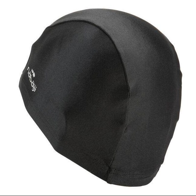 کلاه شنای نابایجی- پارچه ای ساده فری سایز - مشکی- دکتلون فرانسه