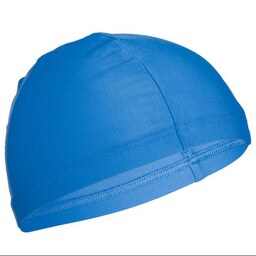 کلاه شنای نابایجی- پارچه ای ساده فری سایز - آبی- دکتلون فرانسه