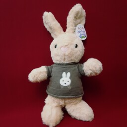 عروسک خرگوش پولیشی پولیوری قهوه ای 