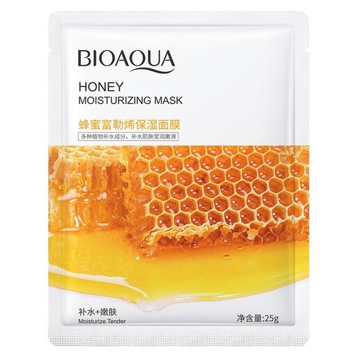 ماسک ورقه ای عسل بیوآکوا نرم کننده پوست 25 گرم - انقضا 2025
