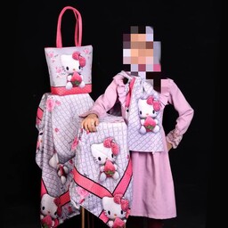 ست کیف و روسری نخی دخترانه بچگانه 4