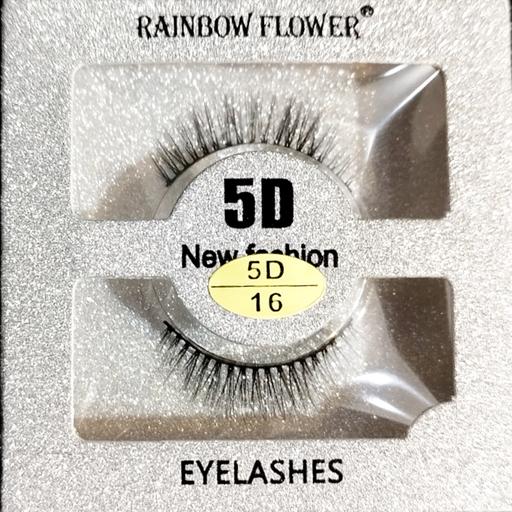 مژه مصنوعی 5 بعدی‌ رینبو فلاور
 شماره 16 EYELASHES 5D