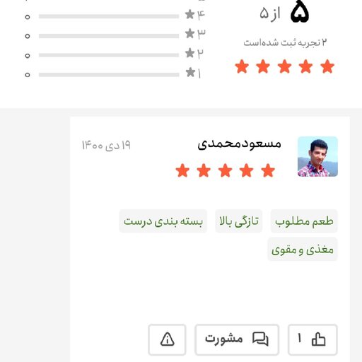 برنج فریدون کنار شیرودی درجه یک (ارسال رایگان) 