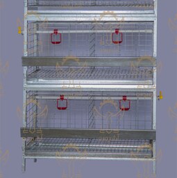 قفس سه طبقه مرغ (گروه تولیدی صنعتی آشیونه)