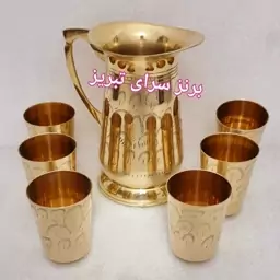 پارچ لیوان برنزی