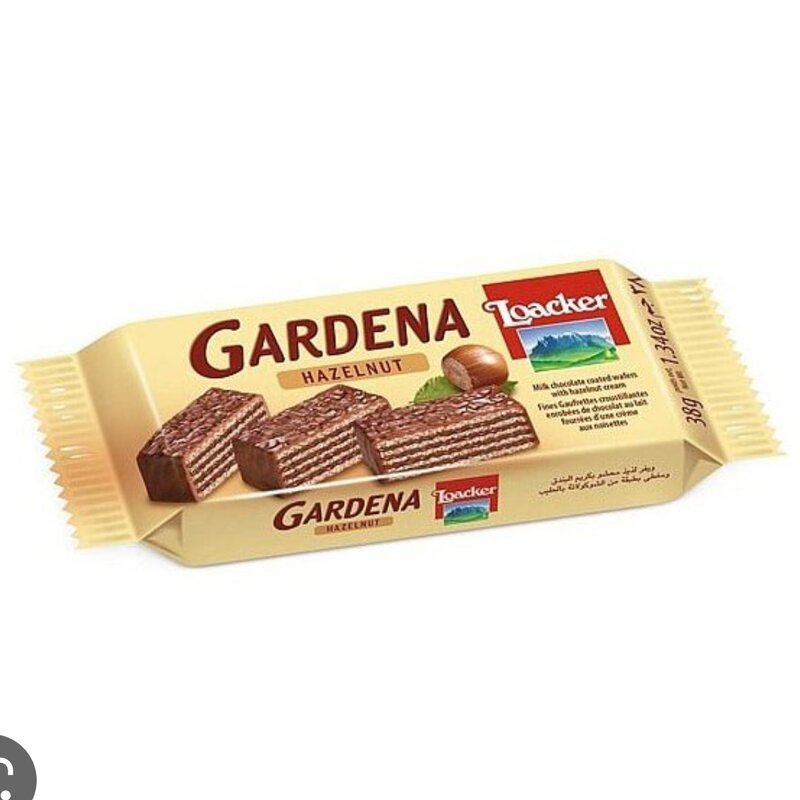 ویفر شکلاتی لواکر گاردنا فندقی محصول کشور ایتالیا /loacker gardena