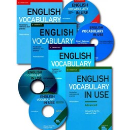 مجموعه  4 جلدی کتاب های زبان   english  vocabulary  in  use