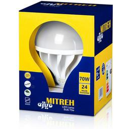 لامپ 70وات LED میتره مدل حبابی  E40 فاقد گارانتی