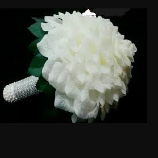 دسته گل عروس گل لمسی