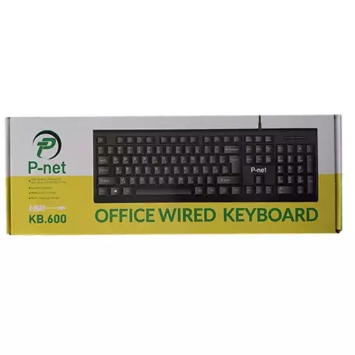 کیبرد P-Net KB 600 با گارانتی 6 ماهه