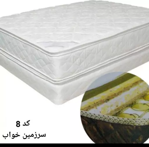 تشک طبی یاتاک تکنفره عرض 90 کد 8 ویژه مخصوص کمردرد فوق طبی 