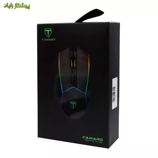 موس سیمی گیمینگ T-Dagger Camaro T-TGM306 RGB Gaming Mouse دارای 8 کلید