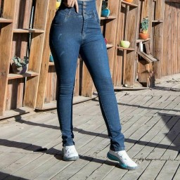 شلوار جین  گندار راسته زنانه سایز 50تا 54