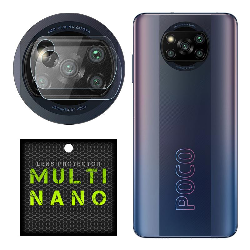 محافظ لنز دوربین MultiNano مدل X-L2N برای موبایل شیائومی Poco X3 بسته دو عددی