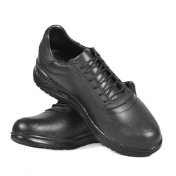 کفش چرم مردانه دکترفام کد 115511 رنگ مشکی سایز 41 تا 44