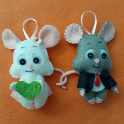 جا کلیدی وآویز آقا موشی خوشتیپ