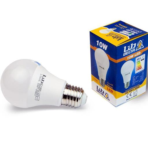 لامپ ال ای دی کم مصرف  10 وات دلتا (بسته 10 عددی)